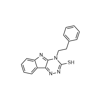 4-苯乙基-4H-[1,2,4]三嗪并[5,6-b]吲哚-3-硫醇,4-Phenethyl-4h-[1,2,4]triazino[5,6-b]indole-3-thiol