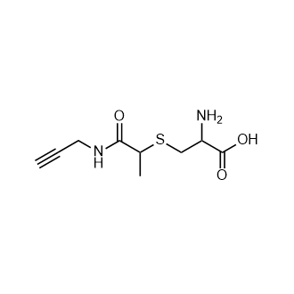 2-氨基-3-({1-[(丙-2-炔-1-基)氨基甲酰基]乙基}硫磺酰基)丙酸,2-Amino-3-({1-[(prop-2-yn-1-yl)carbamoyl]ethyl}sulfanyl)propanoic acid