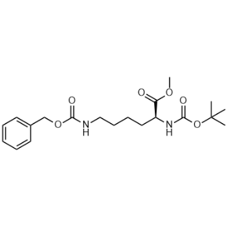 N6-((苄氧基)羰基)-N2-(叔丁氧基羰基)-L-赖氨酸甲酯,Methyl N6-((benzyloxy)carbonyl)-N2-(tert-butoxycarbonyl)-L-lysinate