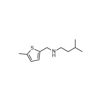 3-甲基-N-((5-甲基噻吩-2-基)甲基)丁烷-1-胺,3-Methyl-N-((5-methylthiophen-2-yl)methyl)butan-1-amine