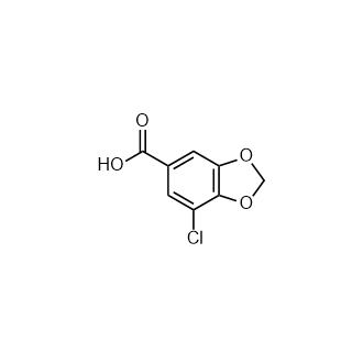 7-氯-1,3-二噁茚滿-5-羧酸,7-Chloro-1,3-dioxaindane-5-carboxylic acid