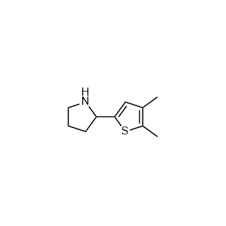 2-(4,5-二甲基噻吩-2-基)吡咯烷,2-(4,5-Dimethylthiophen-2-yl)pyrrolidine