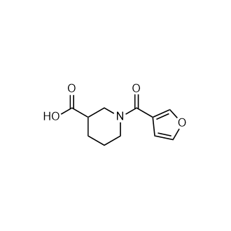 1-(呋喃-3-羰基)哌啶-3-羧酸,1-(Furan-3-carbonyl)piperidine-3-carboxylic acid
