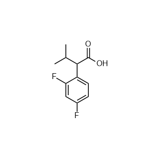 2-(2,4-二氟苯基)-3-甲基丁酸,2-(2,4-Difluorophenyl)-3-methylbutanoic acid
