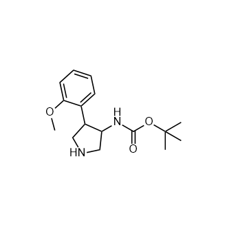 (4-(2-甲氧基苯基)吡咯烷-3-基)氨基甲酸叔丁酯,Tert-butyl (4-(2-methoxyphenyl)pyrrolidin-3-yl)carbamate