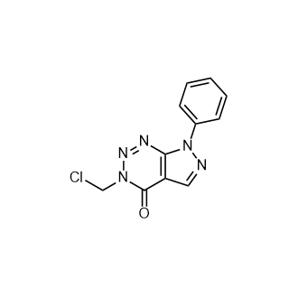 3-(氯甲基)-7-苯基-3h,4h,7h-吡唑并[3,4-d][1,2,3]三嗪-4-酮,3-(Chloromethyl)-7-phenyl-3h,4h,7h-pyrazolo[3,4-d][1,2,3]triazin-4-one