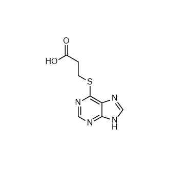 3-(9h-嘌呤-6-基硫烷基)丙酸,3-(9h-Purin-6-ylsulfanyl)propanoic acid