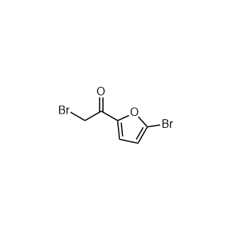 2-溴-1-(5-溴呋喃-2-基)乙基-1-酮,2-Bromo-1-(5-bromofuran-2-yl)ethan-1-one