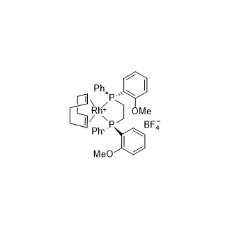 (S,S)-(+)-1,2-双[(邻甲氧基苯基)(苯基)膦]乙烷(1,5-环辛二烯)铑(I)四氟硼酸盐,(S,S)-(+)-1,2-Bis[(o-methoxyphenyl)(phenyl)phosphino]ethane(1,5-cyclooctadiene)rhodium(I) tetrafluoroborate