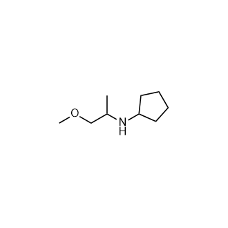 N-(1-甲氧基丙-2-基)环戊胺,n-(1-Methoxypropan-2-yl)cyclopentanamine