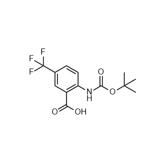 2-((叔丁氧羰基)氨基)-5-(三氟甲基)苯甲酸,2-((tert-Butoxycarbonyl)amino)-5-(trifluoromethyl)benzoic acid