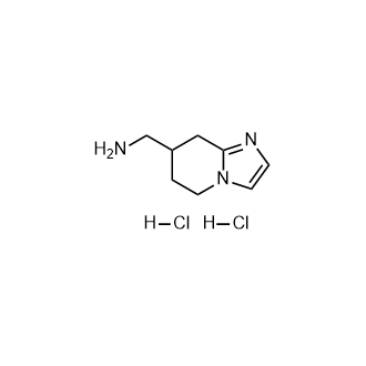 (5,6,7,8-四氢咪唑并[1,2-a]吡啶-7-基)甲胺二盐酸盐,(5,6,7,8-Tetrahydroimidazo[1,2-a]pyridin-7-yl)methanamine dihydrochloride