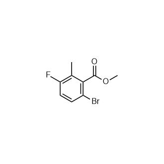 6-溴-3-氟-2-甲基苯甲酸甲酯,Methyl 6-bromo-3-fluoro-2-methylbenzoate