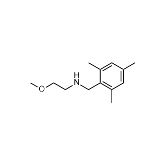 2-甲氧基-N-(2,4,6-三甲基苄基)乙-1-胺,2-Methoxy-N-(2,4,6-trimethylbenzyl)ethan-1-amine