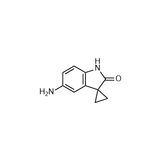 5'-氨基-1',2'-二氢螺[环丙烷-1,3'-二氢吲哚]-2'-酮,5'-Amino-1',2'-dihydrospiro[cyclopropane-1,3'-indole]-2'-one