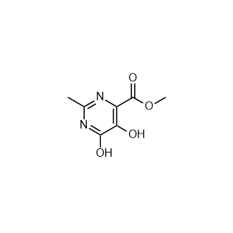 5,6-二羟基-2-甲基嘧啶-4-羧酸甲酯,Methyl 5,6-dihydroxy-2-methylpyrimidine-4-carboxylate