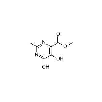 5,6-二羥基-2-甲基嘧啶-4-羧酸甲酯,Methyl 5,6-dihydroxy-2-methylpyrimidine-4-carboxylate