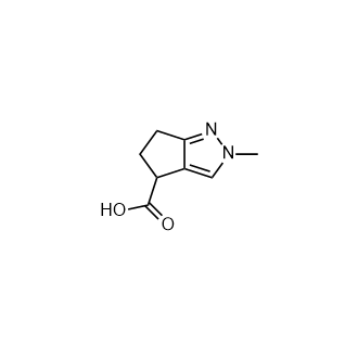 2-甲基-2,4,5,6-四氫環(huán)戊二[c]吡唑-4-羧酸,2-Methyl-2,4,5,6-tetrahydrocyclopenta[c]pyrazole-4-carboxylic acid