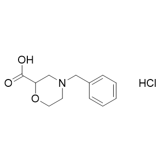 4-苄基-2-吗琳羧酸盐酸盐,4-benzyl-2-morpholinecarboxylic acid hydrochloride