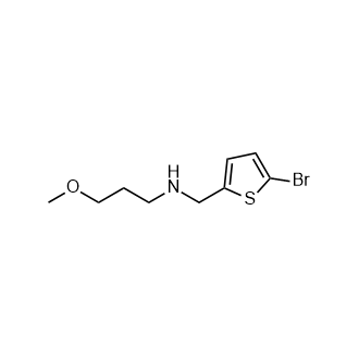 N-((5-溴噻吩-2-基)甲基)-3-甲氧基丙-1-胺,n-((5-Bromothiophen-2-yl)methyl)-3-methoxypropan-1-amine