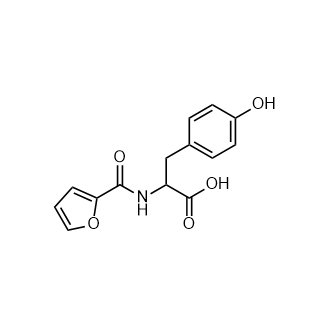 2-(呋喃-2-甲酰胺基)-3-(4-羟苯基)丙酸,2-(Furan-2-carboxamido)-3-(4-hydroxyphenyl)propanoic acid