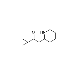 3,3-二甲基-1-(哌啶-2-基)丁烷-2-酮,3,3-Dimethyl-1-(piperidin-2-yl)butan-2-one