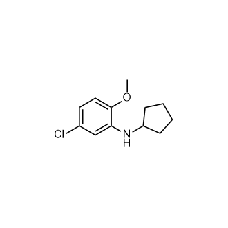 5-氯-N-環(huán)戊基-2-甲氧基苯胺,5-Chloro-N-cyclopentyl-2-methoxyaniline