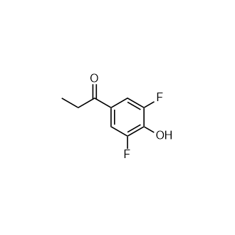 1-(3,5-二氟-4-羟基苯基)丙烷-1-酮,1-(3,5-Difluoro-4-hydroxyphenyl)propan-1-one