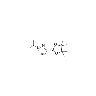 1-异丙基-3-(4,4,5,5-四甲基-1,3,2-二氧硼杂环戊烷-2-基)-1H-吡唑,1-Isopropyl-3-(4,4,5,5-tetramethyl-1,3,2-dioxaborolan-2-yl)-1H-pyrazole