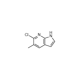 6-氯-5-甲基-1H-吡咯并[2,3-b]吡啶,6-Chloro-5-methyl-1h-pyrrolo[2,3-b]pyridine