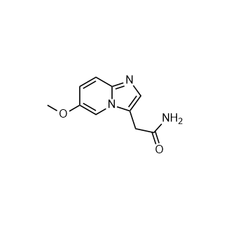 2-(6-甲氧基咪唑并[1,2-a]吡啶-3-基)乙酰胺,2-(6-Methoxyimidazo[1,2-a]pyridin-3-yl)acetamide