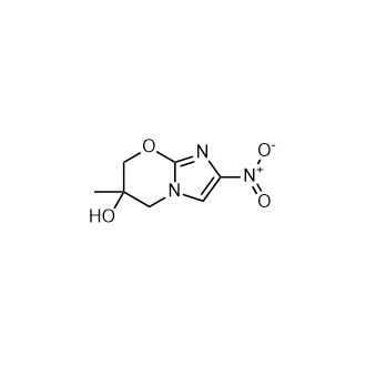 6-甲基-2-硝基-6,7-二氫-5H-咪唑并[2,1-b] [1,3]噁嗪-6-醇,6-Methyl-2-nitro-6,7-dihydro-5H-imidazo[2,1-b][1,3]oxazin-6-ol