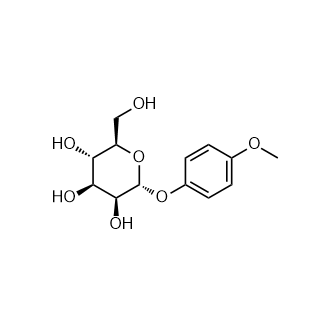 (2R,3S,4S,5S,6R)-2-(羥甲基)-6-(4-甲氧基苯氧基)四氫-2H-吡喃-3,4,5-三醇,(2R,3S,4S,5S,6R)-2-(Hydroxymethyl)-6-(4-methoxyphenoxy)tetrahydro-2H-pyran-3,4,5-triol