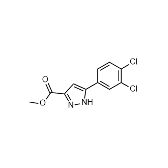 5-(3,4-二氯苯基)-1h-吡唑-3-羧酸甲酯,Methyl 5-(3,4-dichlorophenyl)-1h-pyrazole-3-carboxylate