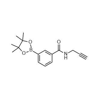 n-(Prop-2-yn-1-基)-3-(4,4,5,5-四甲基-1,3,2-二氧硼杂环戊烷-2-基)苯甲酰胺,n-(Prop-2-yn-1-yl)-3-(4,4,5,5-tetramethyl-1,3,2-dioxaborolan-2-yl)benzamide