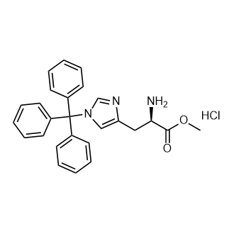 1-三苯甲基-D-组氨酸甲酯盐酸盐(1:1),methyl (2R)-2-amino-3-(1-tritylimidazol-4-yl)propanoate,hydrochloride