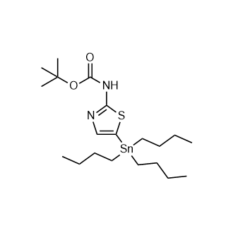 (5-(三丁基甲锡烷基)噻唑-2-基)氨基甲酸叔丁酯,tert-Butyl (5-(tributylstannyl)thiazol-2-yl)carbamate
