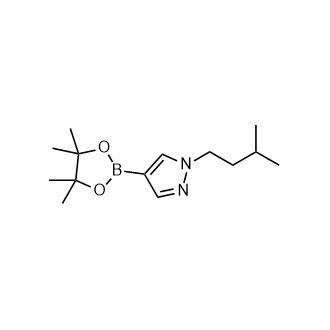 1-异戊基-4-(4,4,5,5-四甲基-1,3,2-二氧杂硼烷-2-基)-1H-吡唑,1-Isopentyl-4-(4,4,5,5-tetramethyl-1,3,2-dioxaborolan-2-yl)-1H-pyrazole