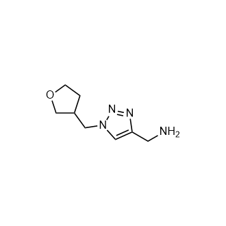 (1-((四氢呋喃-3-基)甲基)-1H-1,2,3-三唑-4-基)甲胺,(1-((Tetrahydrofuran-3-yl)methyl)-1h-1,2,3-triazol-4-yl)methanamine