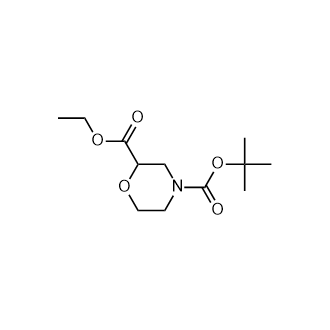 2,4-嗎啉二羧酸4-叔丁酯2-乙酯,Ethyl 4-Boc-2-morpholinecarboxylate