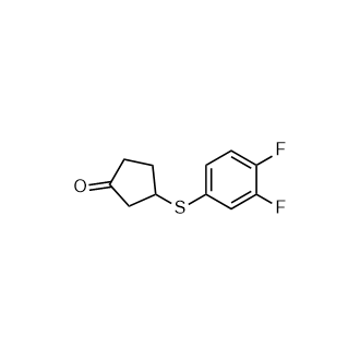 3-((3,4-二氟苯基)硫代)環(huán)戊-1-酮,3-((3,4-Difluorophenyl)thio)cyclopentan-1-one