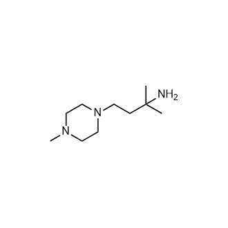 2-甲基-4-(4-甲基哌嗪-1-基)丁-2-胺,2-Methyl-4-(4-methylpiperazin-1-yl)butan-2-amine