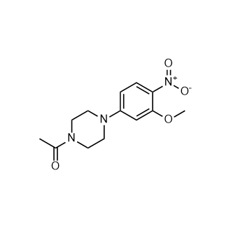 1-[4-(3-甲氧基-4-硝基苯基)哌嗪-1-基]乙-1-酮,1-[4-(3-Methoxy-4-nitrophenyl)piperazin-1-yl]ethan-1-one