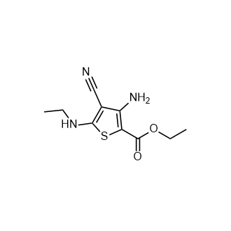 3-氨基-4-氰基-5-(乙基氨基)噻吩-2-羧酸乙酯,Ethyl 3-amino-4-cyano-5-(ethylamino)thiophene-2-carboxylate