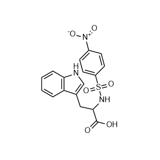 3-(1h-吲哚-3-基)-2-(4-硝基苯磺酰氨基)丙酸,3-(1h-Indol-3-yl)-2-(4-nitrobenzenesulfonamido)propanoic acid