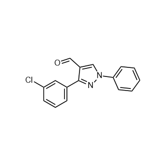 3-(3-氯苯基)-1-苯基-1H-吡唑-4-甲醛,3-(3-Chlorophenyl)-1-phenyl-1H-pyrazole-4-carbaldehyde