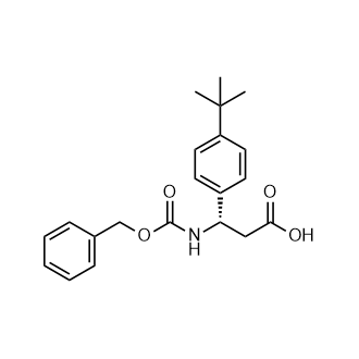 (S)-3-(((苄氧基)羰基)氨基)-3-(4-(叔丁基)苯基)丙酸,(s)-3-(((Benzyloxy)carbonyl)amino)-3-(4-(tert-butyl)phenyl)propanoic acid