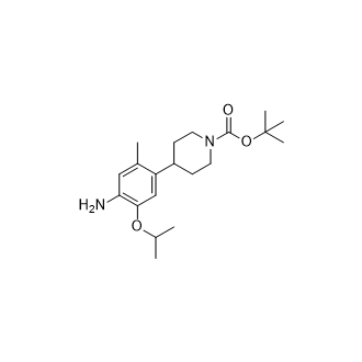 N-Boc-4-(4-氨基-5-异丙氧基-2-甲基苯基)哌啶,tert-Butyl 4-(4-amino-5-isopropoxy-2-methylphenyl)piperidine-1-carboxylate