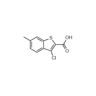 3-氯-6-甲基苯并[b]噻吩-2-羧酸,3-Chloro-6-methylbenzo[b]thiophene-2-carboxylic acid