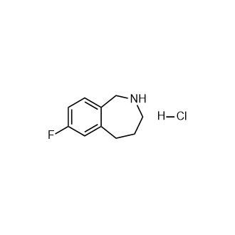 7-氟-2,3,4,5-四氫-1H-苯并[c]氮雜鹽酸鹽,7-Fluoro-2,3,4,5-tetrahydro-1H-benzo[c]azepine hydrochloride